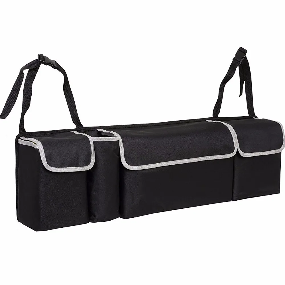 Car Trunk Organizer Backseat Storage Bag High Capacity Multi-use Oxford Cloth Car Seat Back Organizers Interior Accessories