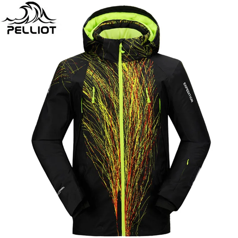 

Pelliot Brand Ski Jacket Men Waterproof Warm Snow Winter Jacket Male Super Breathable Outdoor Mountain Skiing Suit Ski Coat