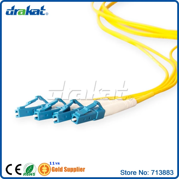 

Single Mode 9/125 3.0mm Duplex 2 core LC LC Patch Cable