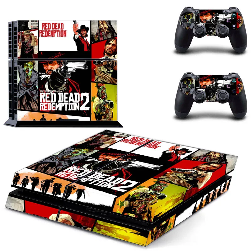 Red Dead Redemption 2 New Skin Sticker For Ps3 Super Slim 4000 And 2  Controller Skins Tn-ps3s4000-5125 - Stickers - AliExpress