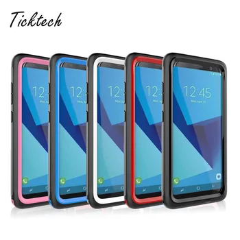 

20PCS/Lot NEW Arrival Waterproof Mobile phone Case ultra-thin Snowproof Shell with fingerprint for Samsung Galaxy S8 S8Plus S7