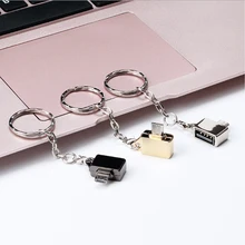 100 шт мини металлический type-c U диск Micro USB удлинитель O-T-G переходник Кабель для передачи данных конвертер с брелком для Android памяти