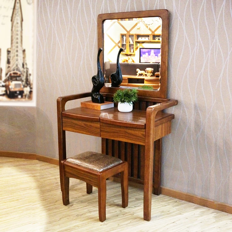 Buena camarada madera sencilla tocador tocador pequeño apartamento