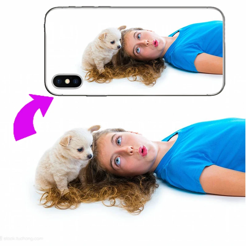 

Soft Silicone Cover Funda Custom Design DIY Photo Printed Phone Case for iPhone 5S se 6 Plus 6S 7 8 Plus X XR XS MAX