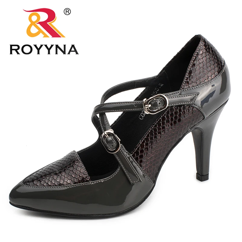 

ROYYNA New Arrival Fashion Style Women Pumps Pointed Toe Women Dress Shoes Cross-Tied Women Office Shoes Light Free Shipping