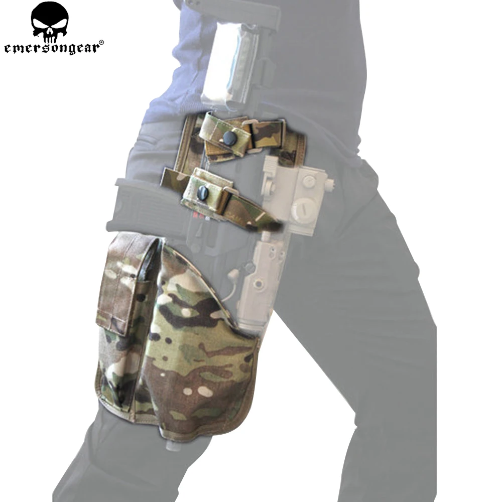 EMERSONGEAR MP7 Leg Holster Magazine Pouch Nylon Holster Hand Gun Holster Hunting Accessories Military Wargame Gun Pouch EM6212 EMERSONGEAR MP7 Leg Holster Magazine Pouch Nylon Holster Hand Gun Holster Hunting Accessories Military Wargame Gun Pouch EM6212
