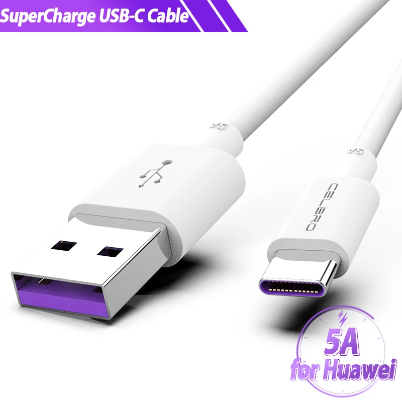 

Original For Huawei Type-C Type C Cable 5a Cabel Usb C Phone Charging Cord For Huawei Mate 20 RS Honor Note 10 20 Charger Cables