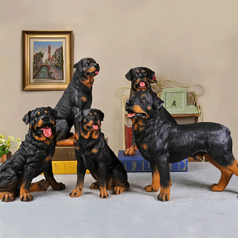 1/6 масштабная модель животного, высокая имитация ротвейлера, модель для питомца собаки, 12 'фигурка, тело, сцена, аксессуар