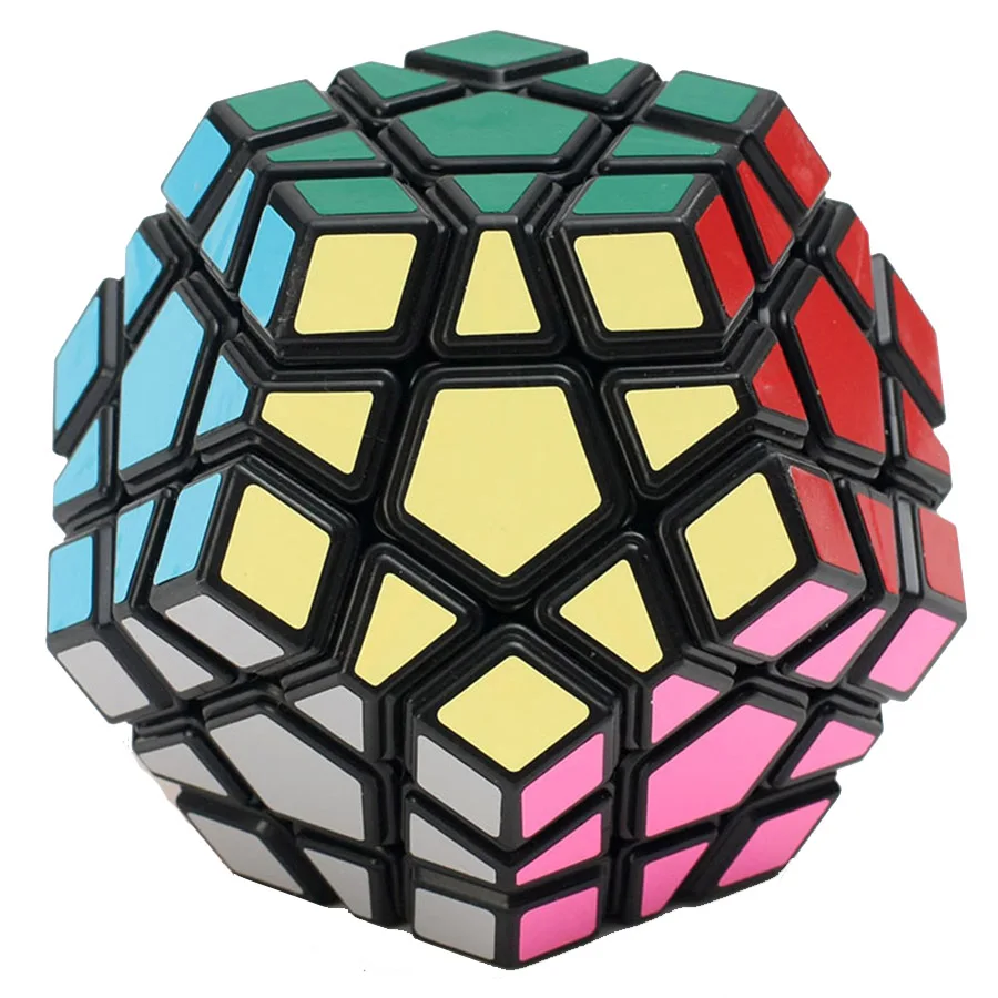 2x2x2 3x3x3 магический куб-мегаминкс стикер меньше стикер головоломка куб 12 Сторон Qiyi Shengshou YJ Fanxin куб додекаэдра игрушка - Цвет: guanhu black