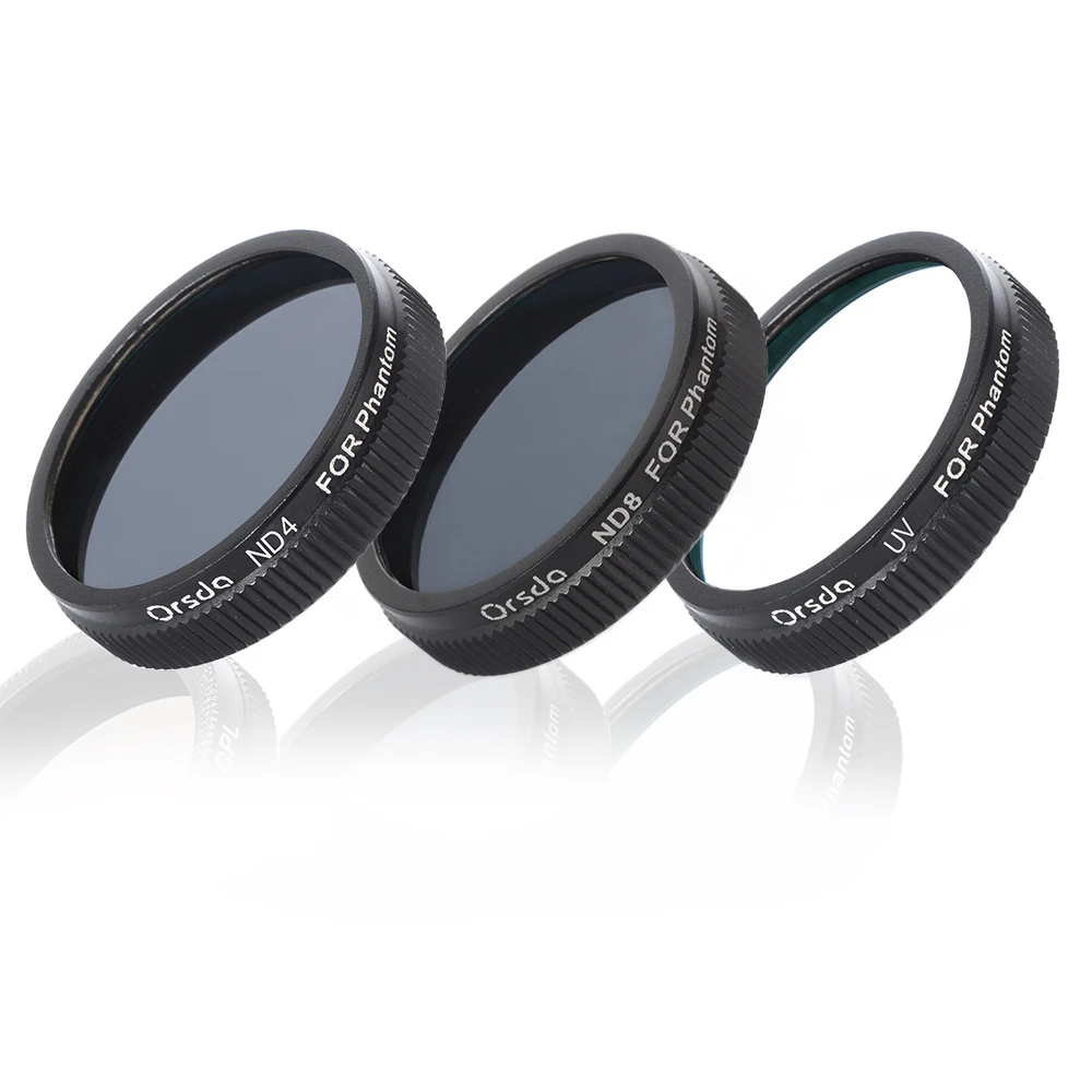 Camera ND4+ND8+UV Lens Filter For DJI Phantom 4 3 Professional Advanced RC160