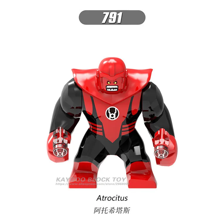 

DC X0183Super Hero Atrocitus White Lantern Star Sapphire Lgdigo Action Figure Building Blocks Children Gift ToysSingle Sale