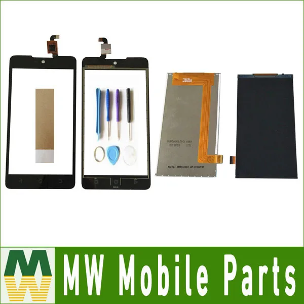 

1PC/ Lot For Micromax Canvas Selfie 2 Q340 SeperateTouch Screen Digitizer And Lcd Display Black Color with tools+Tape