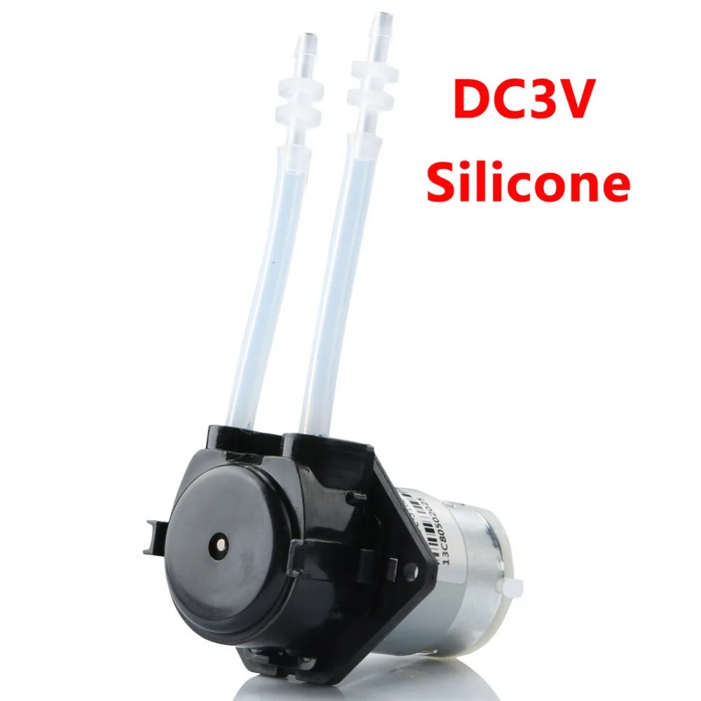 

DC Small Dosing Pump 3V 6V 12V 24V Micro Self priming Mute Mini Peristaltic Liquid Pump DC Water Pump for Lab Dosing Analytical