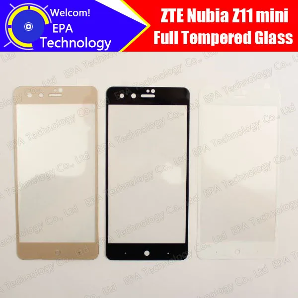 ZTE Nubia Z11 Mini Закаленное стекло 100% новый цветной Полноэкранный протектор экрана