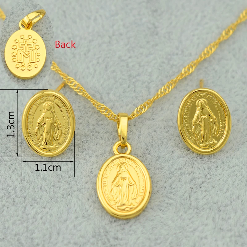 Женский набор из колье и серёг под православную/католическую тематику|earrings set|sets