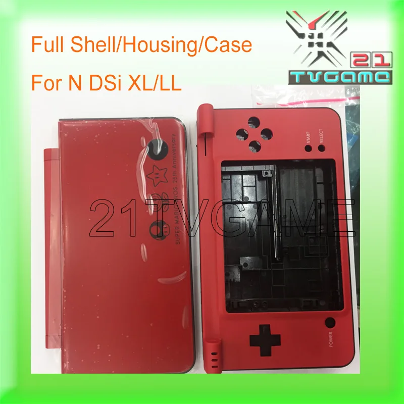 Чехол с полным покрытием для Nintendo DS i XL чехол/чехол игровых запчастей Spair черного