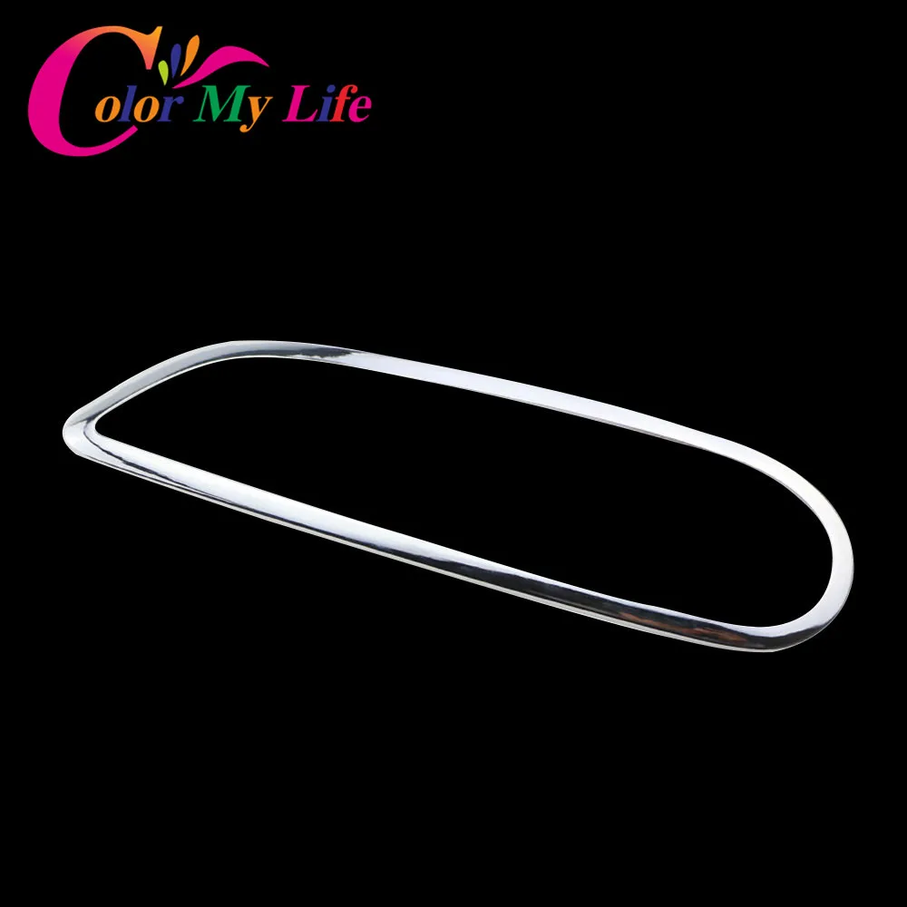

Color My Life ABS Chrome Inner Door Handle Trim Stickers for Ford Ecosport New Fiesta 2009 - 2012 2013 2014 2015 2016 2017