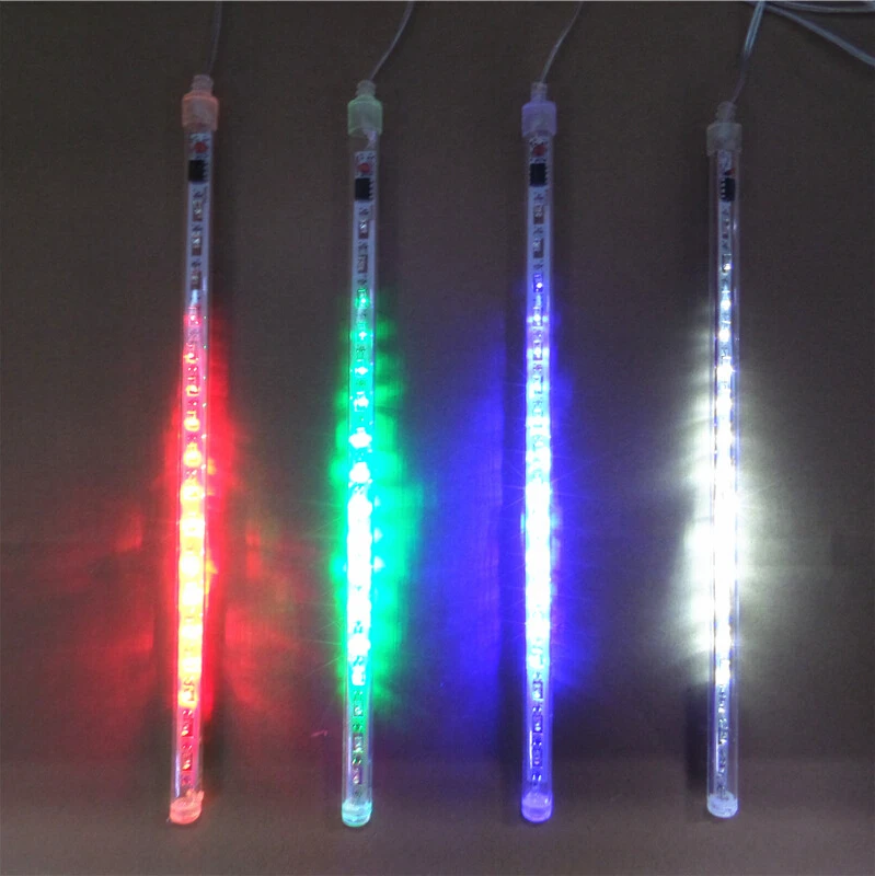 Waterproof Flash LED Meteor Shower Tube Tree Lamp ...