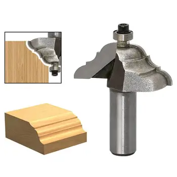 

Table Edge Router Bit French Baroque 1/2" Shank Line Knife Wood Cutter Tenon Cutter for Woodworking Engraving Tools