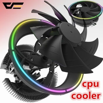 

darkFlash Aigo CPU Cooler LED 120MM CPU Cooling Fan cpu cooler LGA/115X/775/AM3/AM4 3Pin PC CPU Cooling Radiator AMD Heat Sink