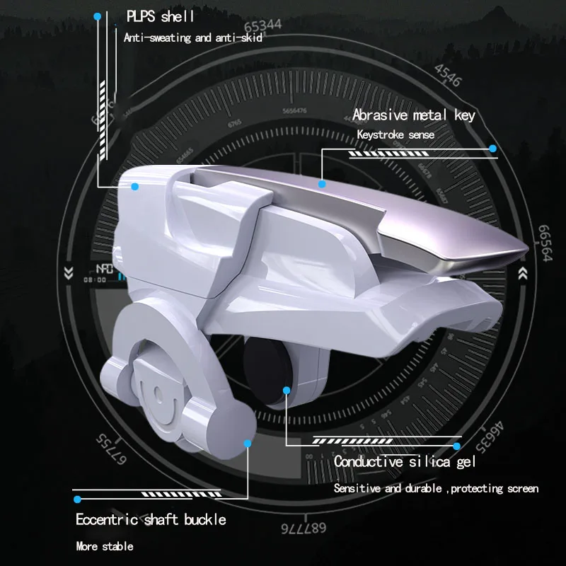 C36 мобильный игровой огонь Кнопка Aim ключ емкость проводимость смартфон мобильный игровой курок L1R1 шутер контроллер для PUBG