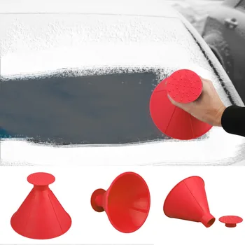 

Car Window Ice Scraper Auto Windshield Glass Removable Cone Shaped Ice Scraper Funnel Ice Snow Remover Tool Car Cleaning Tools