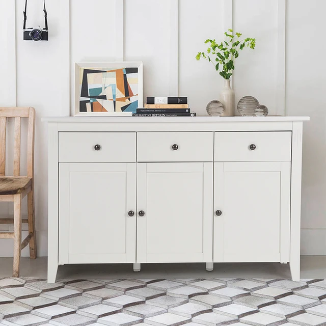 Aingoo grande spazio bianco moderno e minimalista credenza/soggiorno ... Mobili per sala