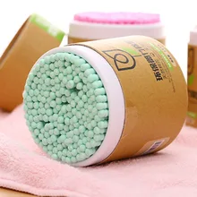 200 шт Упаковка с двойной головкой ватный тампон для макияжа с хлопковым бутоном наконечником для медицинского ухода за носом Чистка ушей инструменты для ухода за здоровьем