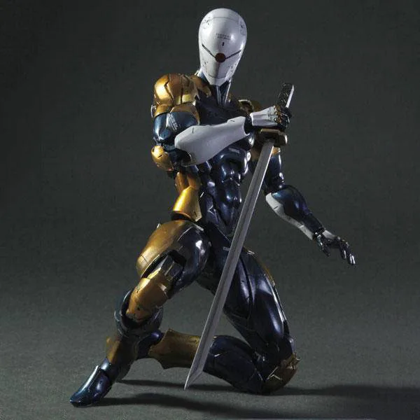 PLAY ARTS 24 см металлическая Шестерня твердая серая лисица фигурка модель игрушки