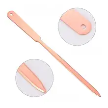 400 шт Золотая Серебряная Буква открывалки конвертовскрывающая машина из нержавеющей стали рука письмо нож для конвертов легкий конверт