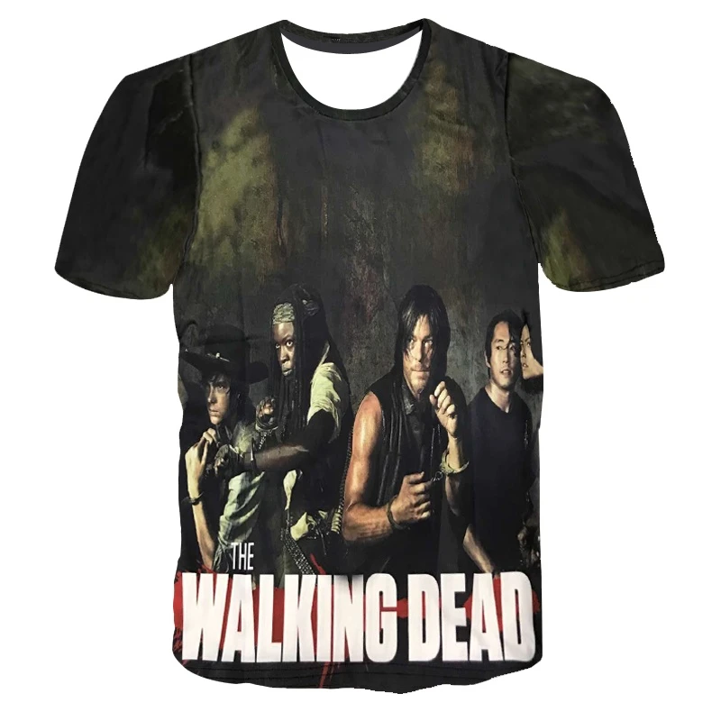 2018 New The Walking Dead T Shirt Men Characters 3D T Shirt Men Women ...