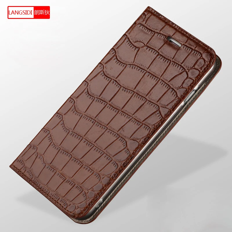 

Genuine Leather Flip phone case for iPhone case 11 11 Pro 7 X XS XSMax XR 8 6splus 6 plus Silica gel Anti-fall protective case