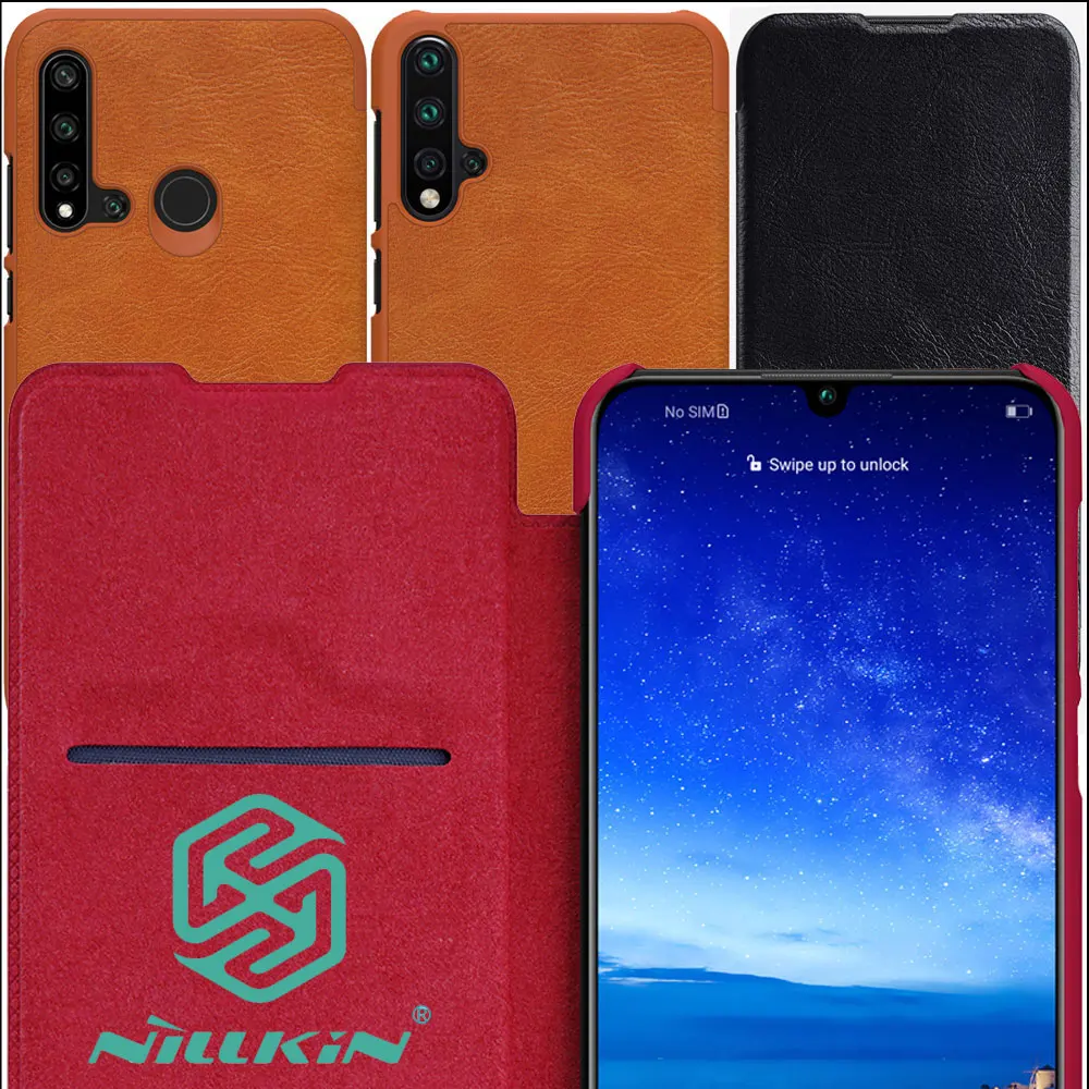 Nillkin Qin Книга Флип кожаный чехол для huawei Nova 5 Pro 5i| |