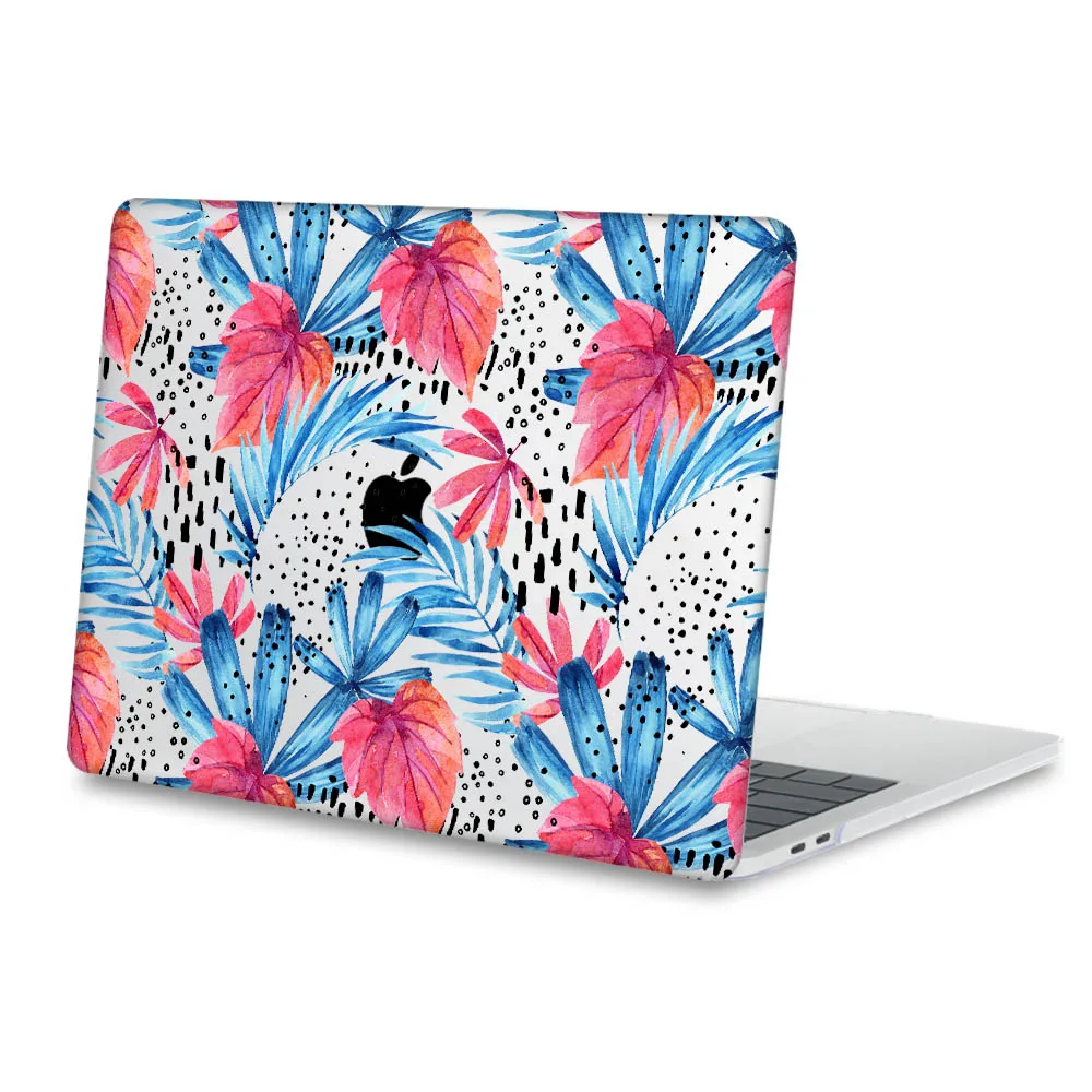 Plastic Hard Case Cover for MacBook 12 Air Pro Retina 11 13 15 for Mac Book New Pro 13.3 15.4 Touch Bar A2159 Summer Pattern-B029-Pro 13 A1706 A1989