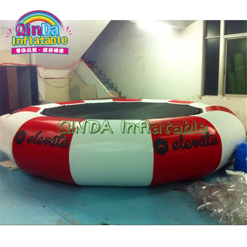 Commercial use inflatable rave water trampoline and aqua jump water