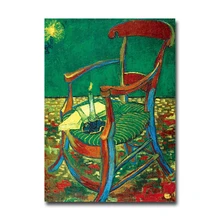 Vincent Van Gogh pinturas superior silla turismo mundial souvenir decoración del hogar imán de nevera pegatinas magnéticas al por mayor