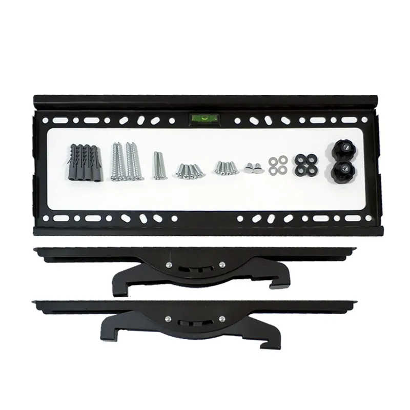 قابل للتعديل العالمي رف لتثبيت التليفزيون على الحائط ثابتة شقة شاشة تلفزيون مسطحة إطار ل 26-55 مؤشر LED LCD بالبوصة رصد شقة شاشة تلفزيون مسطحة موق...