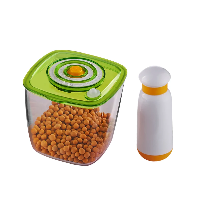 

Manual Vacuum Storage Cup With Vacuum Pump Food Sealing Cup Portable Vacuum Food Sealer Packing Machine