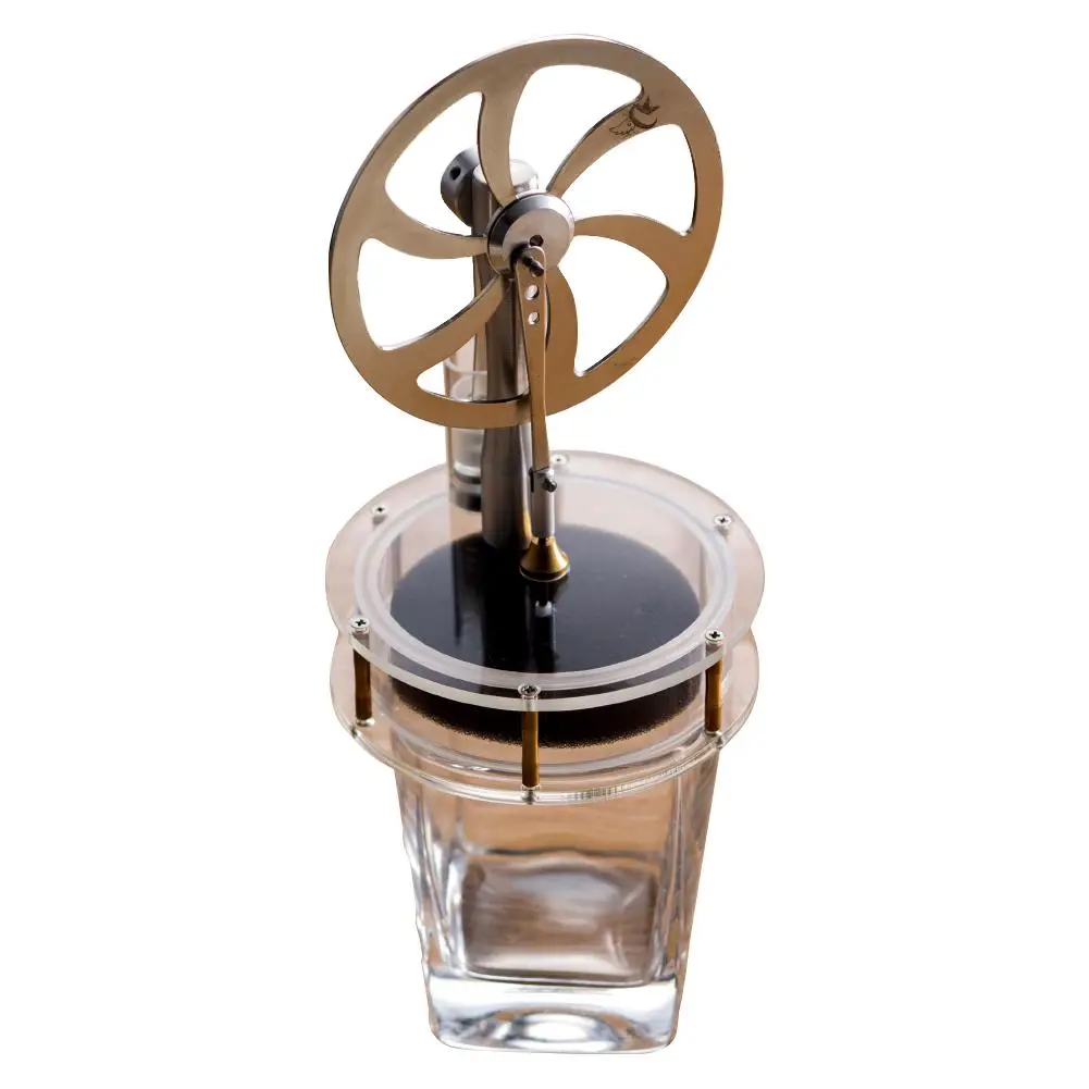 

New Low Temperature Stirling Engine Motor Model Steam Power Kids Educational Toy