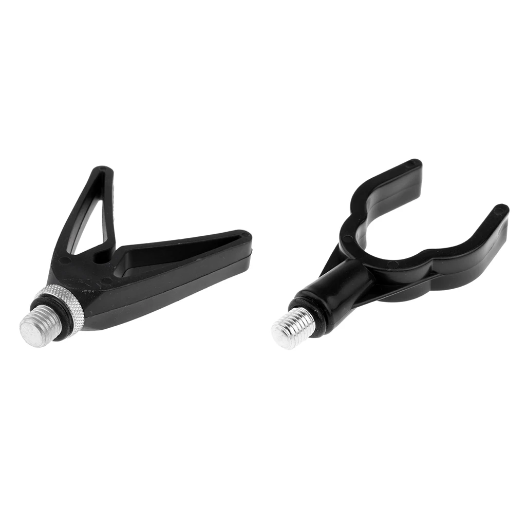 2pcs Fishing Tackle Rod Pod Butt Rest Coloured inserts for Bite Alarms Bank Sticks