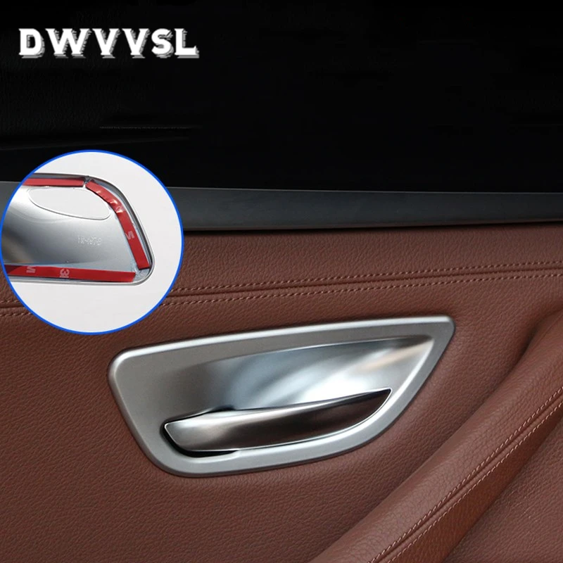 

Matte Door Handle Bowl Stickers for BMW e90 e92 e93 3 series 2005-2012 Interior handle protection Cover Trim original fit маска