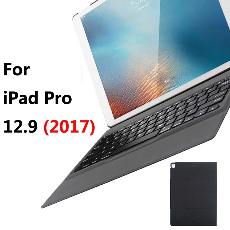 Чехол с клавиатурой для Apple iPad Pro 12,9 крышка для iPad 12,9 1st 2nd 3rd поколения Клавиатура Чехол - Цвет: For iPad 12.9 (2017)