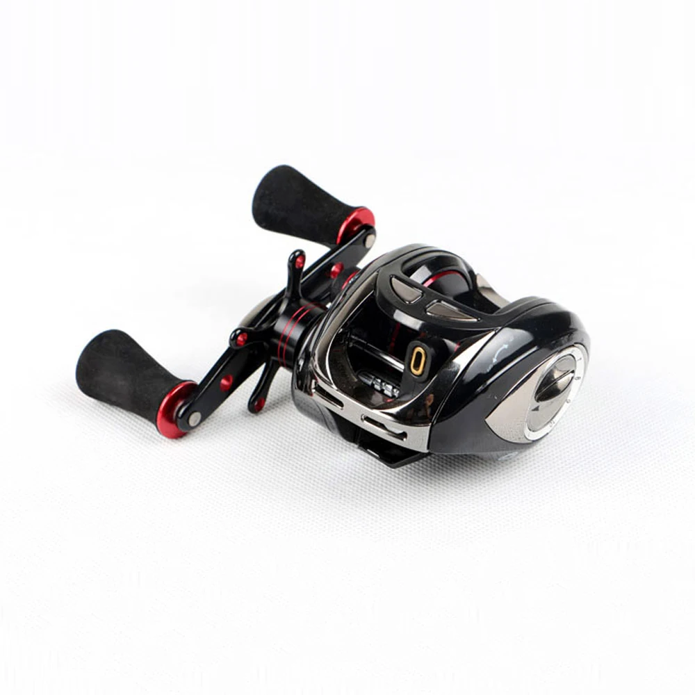 

JOHNCOO Bait Casting Reel 5+1 BB Gear Ratio 5.1:1 Alloy Spool Right Hand Metal Body Baitcasting Fishing Reel Fishing Tackle