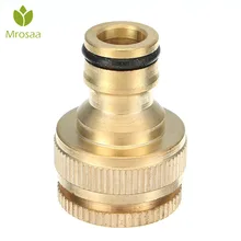 1/"& 3/4" латунный быстроразъемный соединитель переходник для крана женская стиральная машина водяной тройник для шланга садовый кухонный кран; аксессуары