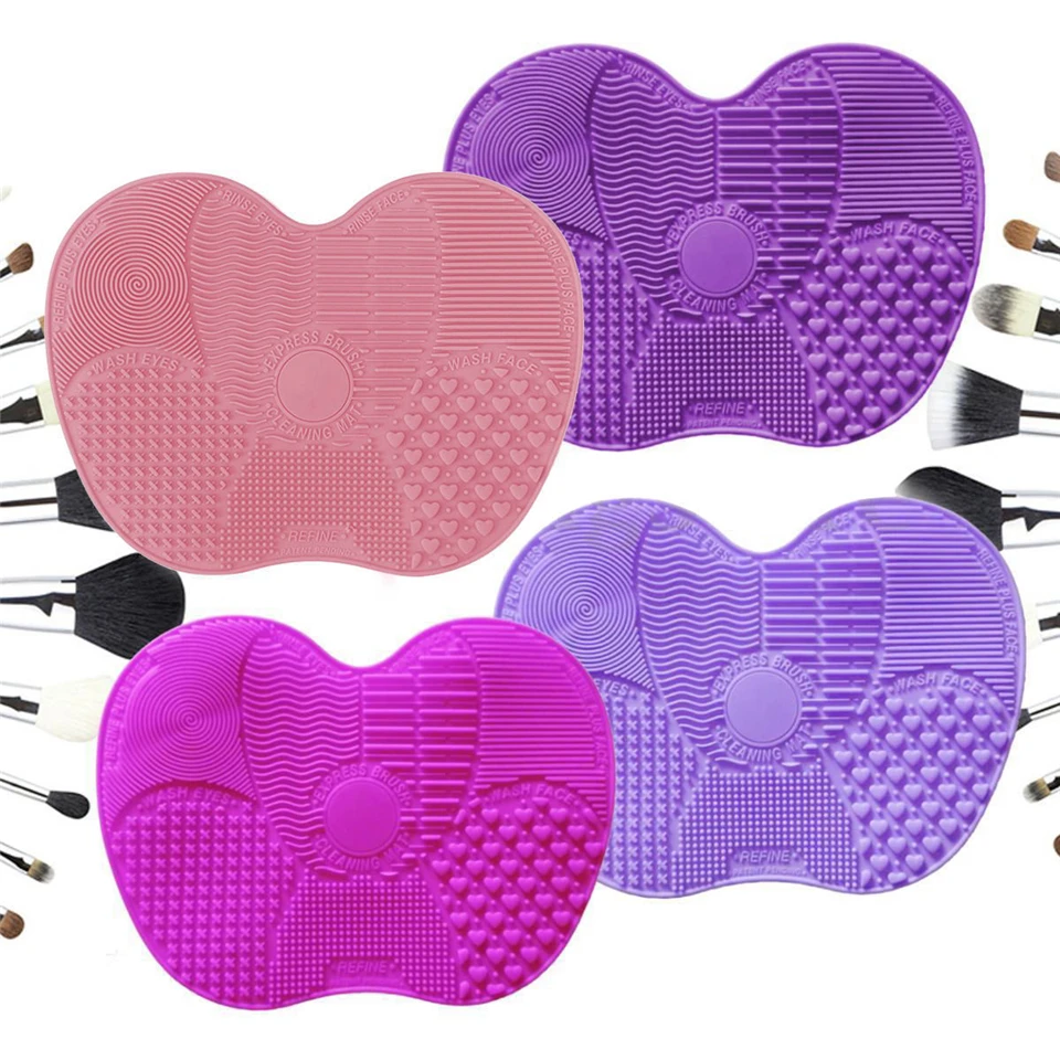 Buy Silicone Makeup Brush Cleaner Pad Washing Scrubber