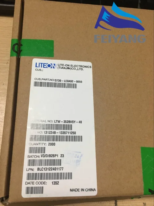 500 шт. LITEON светодиодный подсветка 1 5 Вт 3 в 3528 2835 1210 холодный белый Светодиодный ЖК