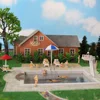 Evemodel 40pcs HO Scale Swimming Figures 1:87 Swimming People Model Trains 5