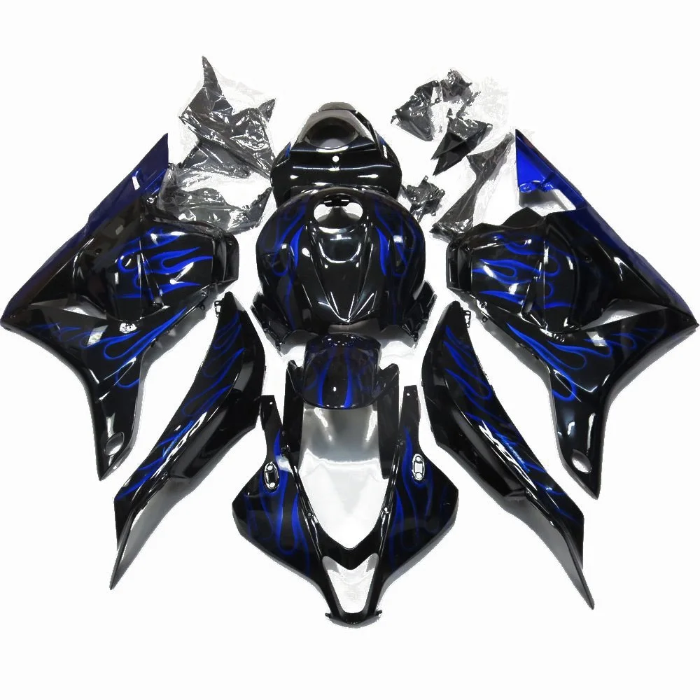 CBR 600 RR 2009-2012 кузов CBR600 2012 Синий Пламя Черный Abs обтекатель для H CBR600RR 2009 комплекты