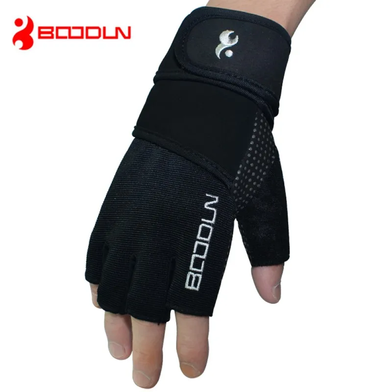 Wrist Wrap Training Crossfit Gloves Gym Fitness Exercise Body Building Dumbbell Gloves Weight Lifting Half Finger Gloves