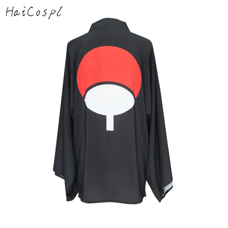 

Uchiha Itachi Cosplay Costume Anime Naruto Cloak Black Men Women Cape Robe Necklace Adult Japanese Thin Loose Top Cool Style